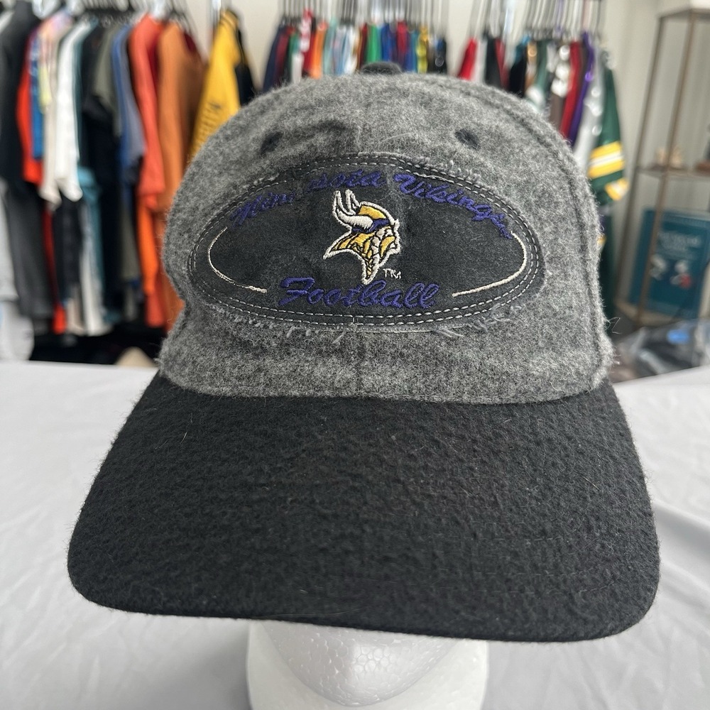 Minnesota Vikings Vintage 90s Sports Specialties Wool Blend NFL Snapback Hat Cap